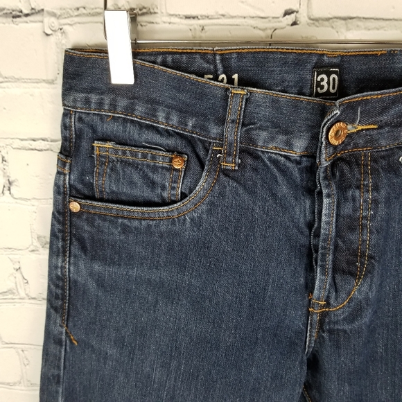 J-RAG | JR3521 button fly slim straight jeans - Picture 4 of 11